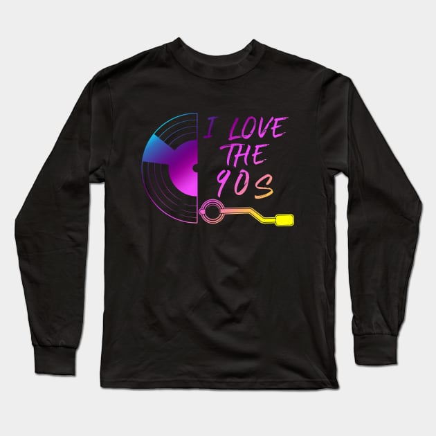 I LOVE THE 90S - COLLECTOR EDITION 3 Long Sleeve T-Shirt by BACK TO THE 90´S